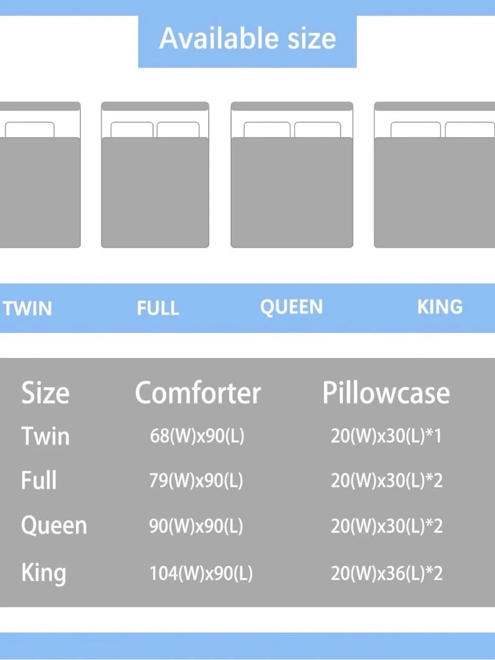 Allojoy Cute Korean Anime Hunter Comforter Set with Pillowcase